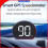 GPS Bil HUD Head-up Display 5V USB Speedometer Justerbar 4