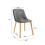 (Light Grey, Set of 2) Goeurvant Dining Chairs 10