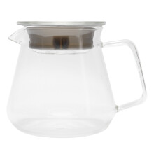 Anti-Drip Spout, One-Touch Tea Maker, Stainless Steel Filter Lid Borosilicate Glass, Loose Leaf Tea Pot, Heat Resistance, Tea Flavor, Gift For Home