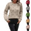 Damprickiga tröjor Långärmad rundhalsad stickad pullover 7
