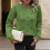 Damen-Pullover mit Polka-Dots, langärmelig, Rundhalsausschnitt, Strickoberteil 6