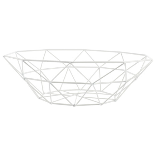 Iron Fruit Basket White for Home Use and Storage 2