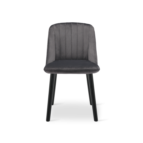 (Dark Grey, Set of 2) Goeurvant Dining Chairs 2