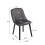 (Dark Grey, Set of 2) Goeurvant Dining Chairs 8