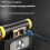 Solar Power LED Flashlights Multifunctional Portable Light Rechargeable Camping Work Light Built in Hardware Tool Box 6