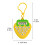 Cute Mini Calculator Keychain, 8-Digit LCD, Candy-Colored, Energy-Efficient — Compatible with School & Office Use 3