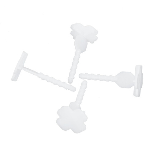 Advanced Ceramic Tile Spacing System, Reusable Plastic T-Type Spacers for Wall and Floor Installations, 2Mm Gap with High-Quality Pp Material 2