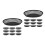 20Pièces Conteneur Noir Panier Décoratif Pour Snacks 7