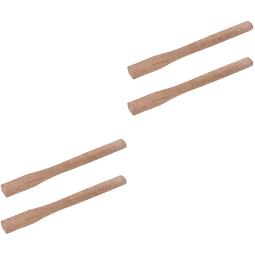 4Pièces Manche Bois Longueur Antidérapante 1