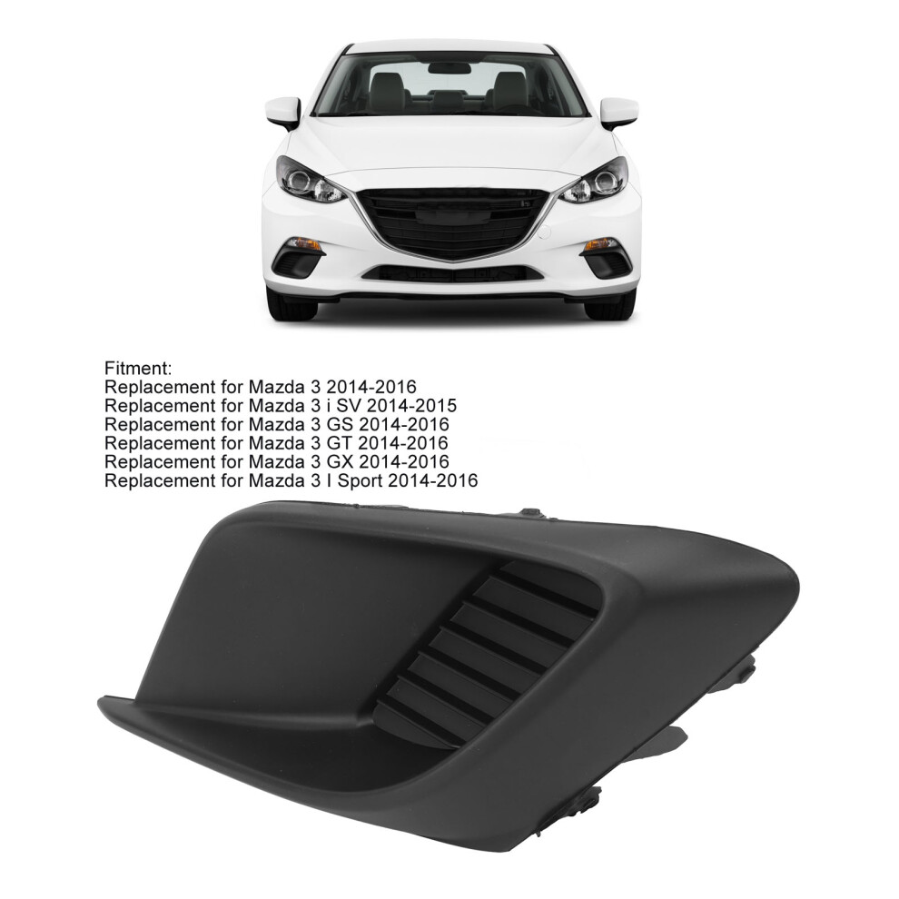 Mazda 3 2014-2016 Front Fog Cover Rh Light 7293282835252
