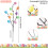 Glitter Easter Egg Floral Stems 12 inch 5 pcs 2