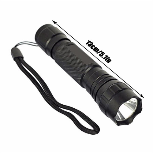 Φακός UV WF-501B LED Blacklight (365nm), Ρυθμιζόμενη Εστίαση, Ανθεκτικός στο Νερό, Σώμα 2