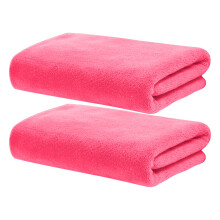 Lot de 2 serviettes de bain en microfibre (30 x 14 cm), séchage rapide, douces et absorbantes – idéales pour le fitness, le yoga, les voyages, la