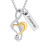 Infinity Heart Cremation Urn Necklace for Human or Pet Ashes 1
