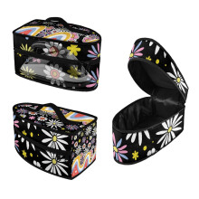 Steams Iron Organizers Case Compatible with Full-Size Irons and Accessories Daisy Wave with Zipper Closure Steam Iron Carrying Case, Case Only