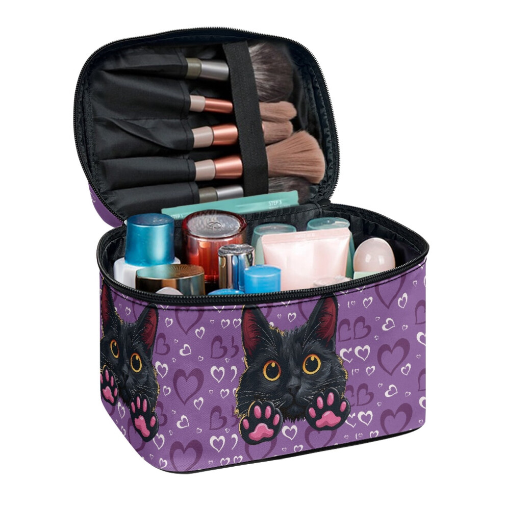 Cat Cosmetic & Toiletry Organizer for Cosmetics Makeup Bags Handheld Sister