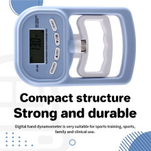396Lbs/180Kg JX-180 Digital Hand Dynamometer Grip Strength Tester with LCD Screen for Forearm Training