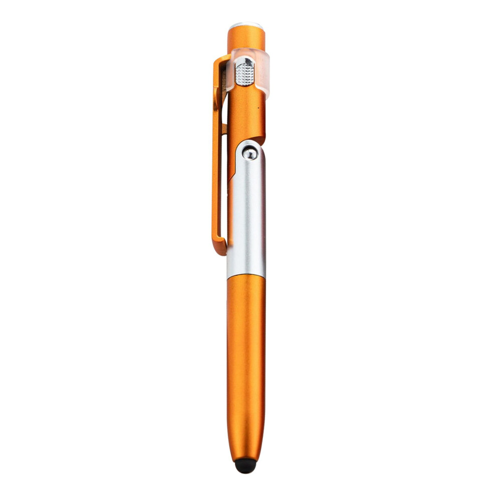 Foldable Ballpoint Pen With Led & Phone Holder, Anti-Scratch Stand For Smartphones/Tablets Blue 9101399420019