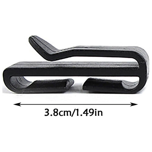 Mask Holder for Ski and Snowboard Helmet Black