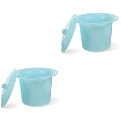 2Pièces Bassin Avec Couvercle Usage Portable Familial 1
