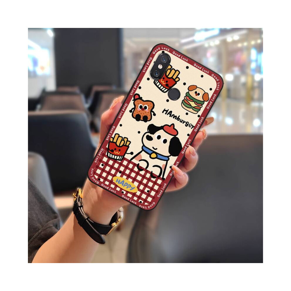 Phone Case Compatible With Xiaomi Mi 8 Â Graffiti, Waterproof, Dirt-Resistant, Full Wrap Cartoon Design, Shockproof Tpu Silicone 9101399422228