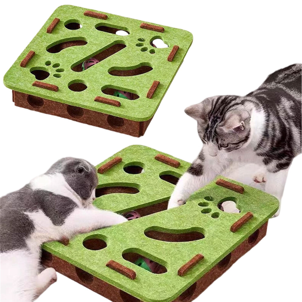 Cat Nail File Enrichment Box for Stress-Free Trimming