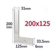 90 Degree Edge Square Ruler For Woodworker Metal Carpentry And Joinery Tools Set Squares Measurment Try Square Angle Ruler,for Accurate Evaluation