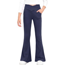 High Waist Flared Leggings for Young Women - Stretchy Bootcut Trousers for Movement, Exercise, and Everyday Attire