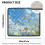 Κάλυμμα πλυντηρίου ρούχων, 24x19,7", σχέδιο Butterfly Daisy Sky, ανθεκτικό στη σκόνη πάνω 2
