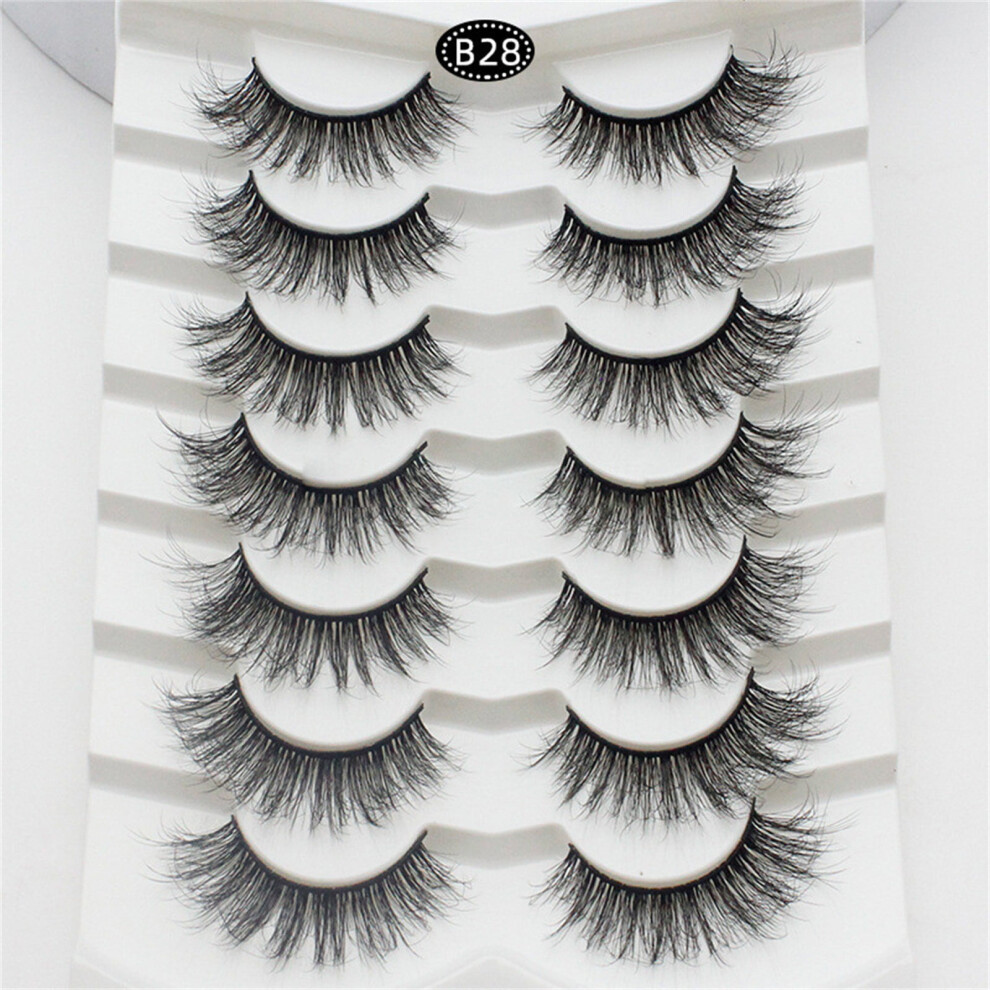 Eyelashes False Eyelashes Lashes 5 Pairs Soft Volume Eyelashes Packs for Dramatic