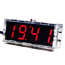 Digital Clock DIY Parts Kit Large 4 Digit LED Display Stylish Design 23
