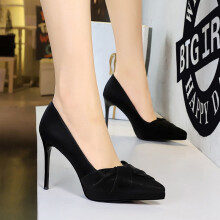 Women's Bow High Heel Pointed Toe Party Pumps