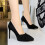 Women's Bow High Heel Pointed Toe Party Pumps 1