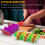 Taco Holder Stand Set of 6 Orange 7