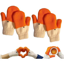 Silly Goose Gloves, Funny Novelty Animal Mittens with Thermal Soft Lining, Cute Goose Gloves Gift for Women and Girlfriends