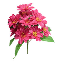 Artificial Poinsettias UV-Resistant 16.53 Inch Red