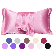Queen Silk Pillowcases 20x30in, Hidden Zipper, Soft Breathable Satin for Hair & Skin – Compatible with Standard Pillows