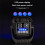 Portable LED Work Light USB Rechargeable Lantern 180-Degree Rotatable Car Repair Work Light Yellow 9