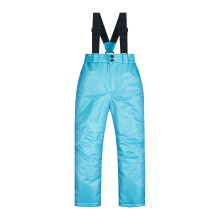 Peto de nieve impermeable y aislante para niños y niñas, pantalones de esquí de invierno resistentes al viento, de algodón grueso y cálido, para