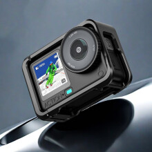 Gabbia metallica in lega di alluminio per DJI Osmo Action6 – Compatibile con Osmo Action6, include vite da 1/4", attacco a slitta