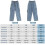 Jeans Hommes Coton Larges Style Cargo Décontracté 2