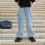 Jeans Hommes Coton Larges Style Cargo Décontracté 4