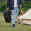 Jeans Hommes Coton Larges Style Cargo Décontracté 5