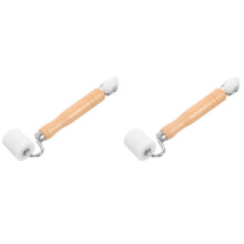 2Stk Tapetenwerkzeug Roller Mit Robustem Holzgriff Für Glatte Wände
