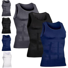 Men's Compression Top - High-Performance Shaping Vest for Men, Large-Sized High-Rise Vest for Men, Perfect Body Shape.