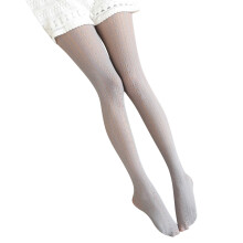 Elegant Retro Lace Carved Sheer Pantyhose Transparent Hollow Design Slim Fit Tights for Women