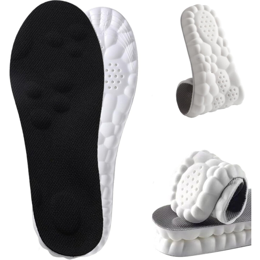 Steppers Insoles for Men and Women with 4D Memory Foam and