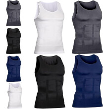 Men's Compression Top - High-Performance Shaping Vest for Men, Large-Sized High-Rise Vest for Men, Perfect Body Shape.
