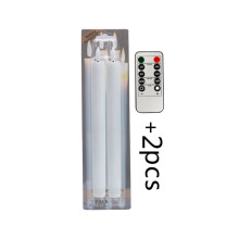 LED Taper Candles Flameless with Remote and Timer 2 Pack