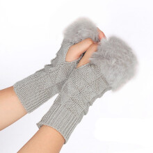 Winter Thermal Half-Finger Gloves Touchscreen Compatible